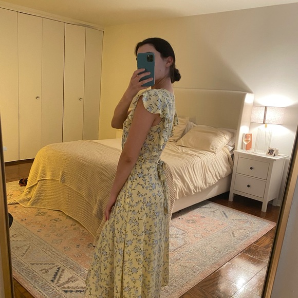 1 state midi floral dress - Picture 2 of 3